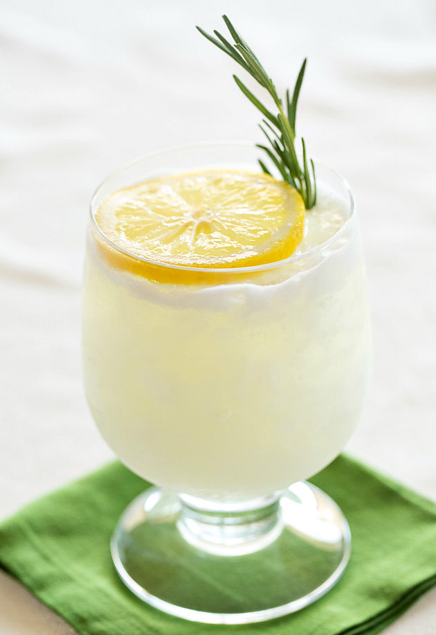 Rosemary Lemon Gin Fizz-8-630